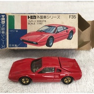 Tomica Foreign F35 Ferrari 308 GTB Model Made in Japan (super rare)