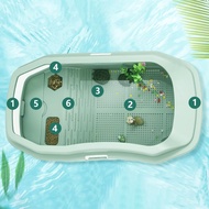 Baoblaze Turtle Aquarium Big Space with Platform and Swimming Area