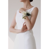 KAOS Ready Stock+Pre-Order|Korean Style Mori Style Fresh White Simulation Wrist Flower Corsage |Regi