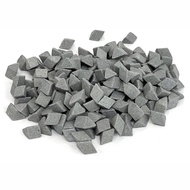 3/8 Inch Ceramic Tumbling Media 450g/900g Triangular Abrasive Pellets for Jewelry Metal Rock Polishi