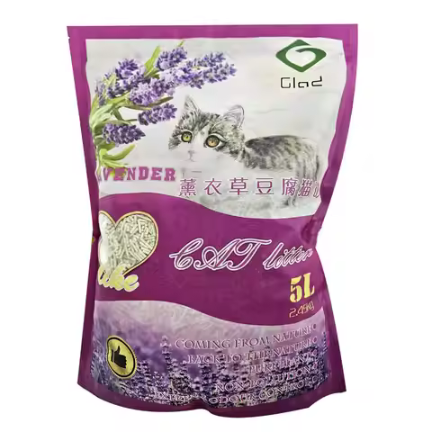 Tofu Cat Litter, Biodegradable, Clumping Kitty Litter, Flushable,Pea Fiber,Dust Free, Odor Control, 