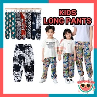 kids ice silk long pants jogger long pants casual pants seluar panjang budak kids tracksuit baju budak seluar pantai