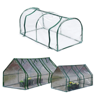 1pcs Outdoor Garden Greenhouse Bottomless Flower Bed Rack Clear Heat Transparent Greenhouse Plastic 