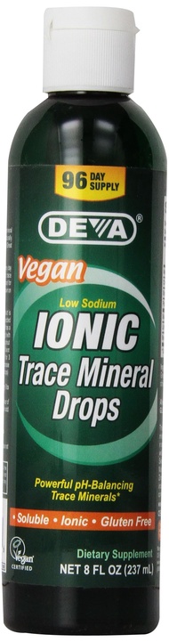 Deva Nutrition Trace Mineral Drops, Vegan, 8 oz,11001