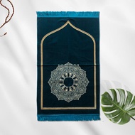 This Month's Special [Buy 2 Free Gold] Simple Wide Floral Albeit Prayer Mat Size -+ 70 x 110 cm