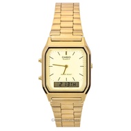 [Creationwatches] Casio Quartz Analog Digital Gold Tone AQ-230GA-9DMQYES AQ230GA-9DMQYES Men's Watch