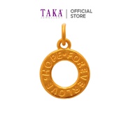 TAKA Jewellery 999 Pure Gold Pendant