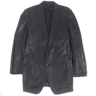 Excellent condition GUCCI vintage Tom Ford-era sheepskin single-breasted tailored jacket, black, siz