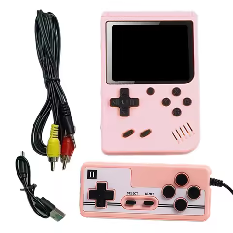 Handheld Video Game Console 3.0 Inch Color Retro Portable Mini LCD Kids Color Game Player Built In 5