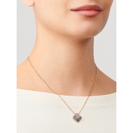 【Original】van cleef necklace VCA18K gold lucky four-leaf clover necklace Alhambra series 18K rose go