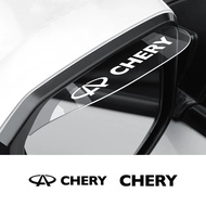 2PCS Car Rearview Mirror Rain Eyebrow Visor Shield Cover Auto Accessories For Chery Tiggo 2 4 3 7 5x