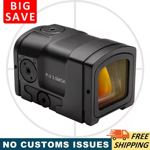 P-2 3.5MOA Red Dot Reflex Sight for Hunting Pistol Rifle Scope w/GLOCK Gen4/Gen5 MOS Plate&Lower 1/3