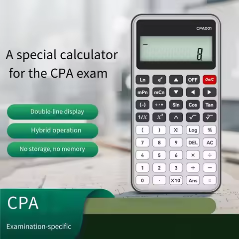 Multifunctional Scientific CPA Exam Calculator Tax Accounting Financial Management CPA Registration