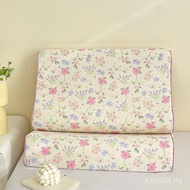 Set sarung bantal lateks kapas dua buah 40x60, sarung bantal busa memori 30x50, sarung bantal tungga