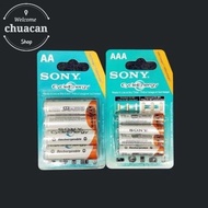 BEST- SONY 4in1 AA AAA Battery Energy Rechargeable Chargeable battery