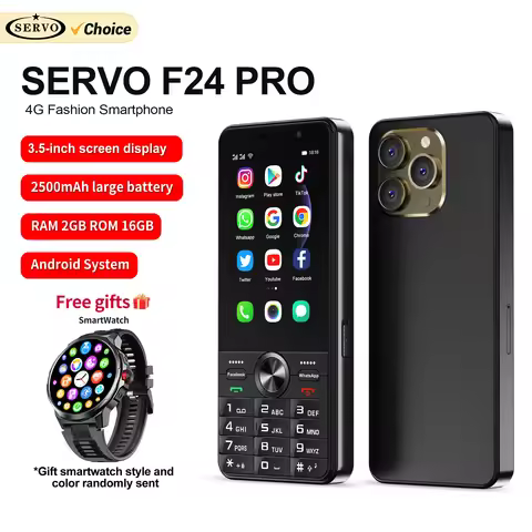 Free Gift! SERVO F24 PRO Smartphone 4G LTE Android8.1 OS 2GB RAM 16GB ROM Google Play WiFi FM Radio 