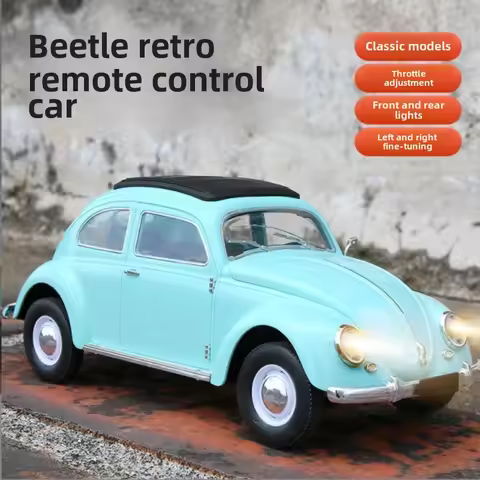 1:16 CXD D62mini Full Scale Simulation Climbing Car Drift Remote Control RC Car Retro Beetle D62 Min