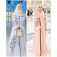 [✅Promo] 100% Ori Shellasaukia Abaya Dubai Set Outer Set Hijab