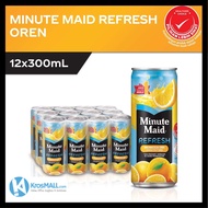 Minute Maid Refresh Orange Can 300ml x 12