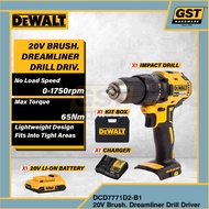 Dewalt 20V Max Brushless Dreamliner Drill Driver Cordless Screwdriver Drill