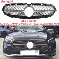 W213 Facelift Diamond Style Front Bumper Grill For Mercedes Benz E Class C238 A238 Basic Model E180 