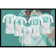 Full Sublimation Haikyuu Aoba johsai Volleyball Jersey