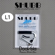 Shubb Capo Lite L1 คาโป้อะลูมิเนียม สำหรับกีตาร์โปร่ง กีตาร์ไฟฟ้า