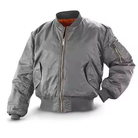 Unisex Bomber Jacket Men windbreaker US Air Pilot Flight Jacket hip hop Waterproof Nylon Autumn Long