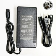 [Verified Fit] 48 Volt Electric Scooter Charger, Fit for Evercross H5/ Vsett 8, 8+, 9+(NOT for 9)/ J