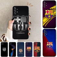 Xiao Mi Poco M6 Pro Plus F6 X6 Pro M7 Pro X7 Pro C6 Barcelona logo Soft black phone case