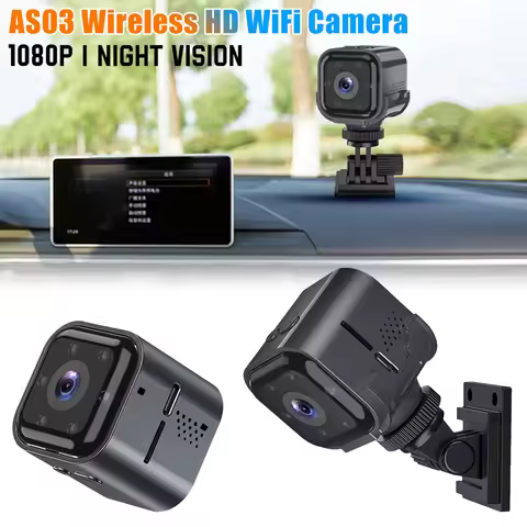AS03 Smart Home Wireless Camera HD 1080P Two Way Audio WiFi Camera 960mAh Night Vision Surveillance 