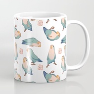 Mug love birds all over