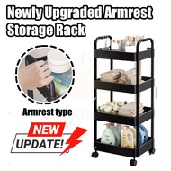 [SG STOCK] Kitchen Multi-Purpose Trolley / Kitchen Storage / Kitchen Rack With Wheels