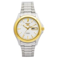 JAM TANGAN PRIA RANTAI SILVER DIAL PUTIH SEIKO 5 SNKK96K1 AUTOMATIC