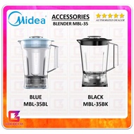 [100% ORIGINAL] MIDEA Blender (MBL-35BK / MBL-35BL / MBL-35) Accesories Blender Jug