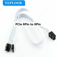 ​PCIe 8Pin to 8Pin 6+2Pin White GPU Power Supply Cable For Corsair RM750x RM850x RM1000i Power Suppl