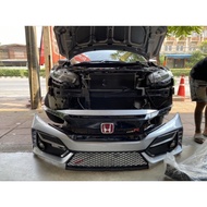 ชุดแต่งกันชน หน้า Civic FC FK 2016-2021 Type R type-r สเกิร์ต ชุดแปลงหน้า กระจัง typer ทั้งชุด รวมทั