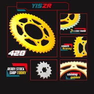 sprocket y15 y15zr y16zr YAMAHA 428 spoket (6 lubang) STT motosikal 14t 15t sprocket