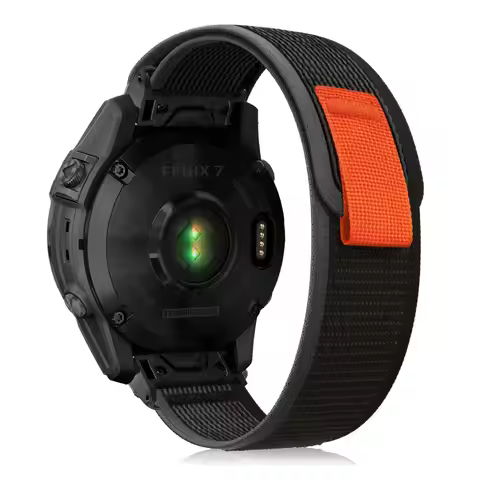 Nylon Watch Band Strap QuickFit 26mm for Garmin Fenix 8 51mm, Fenix 7X/6X Pro 5X Bands Replacement f