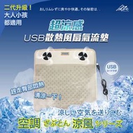 【好貨市集】超涼感USB散熱風扇氣流墊 USB USB風扇 USB座墊 坐墊 嬰兒推車 辦公椅 安全座椅