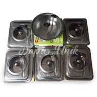 UNIQUE KITCHEN BUFFET SERVING CONTAINERS SET BATIK LID 5/S1 HOCKWAY 555