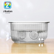 ZILUOLAN Beverage Dispenser, 4L PET Drink Dispenser, Thickened Water Dispenser For Kitchen