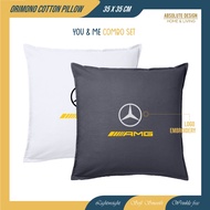Mercedes AMG F1 Sulam Design - Square Sofa Throw Pillow Bantal With Woven Orimono Cushion Cover Hote