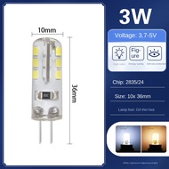 5PCS LED Corn Bulb3V5V12VSuper Bright Small BulbG4G9Warm LightWhite LightRefrigerator BulbHood Bulb2