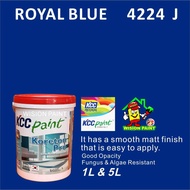 ROYAL BLUE 4224 J ( 1L or 5L ) KCC PAINT INTERIOR KORETON PRO PROFESSIONAL SERIES INTERIOR EMULSION 