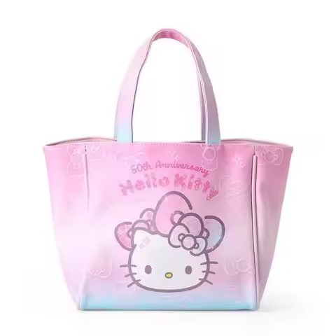 Sanrio Hello Kitty Handbag Cute Anime Kuromi Crossbody Bag Melody Kuromi Cinnamoroll PU Shoulder Bag