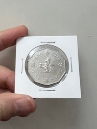 （79年伍圓）英女皇伊利沙伯二世 香港硬幣 1979年十角形伍圓 Government of Hong Kong coin Queen Elizabeth ll 1979 $5