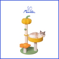 Cat Condo Pumpkin Flower Height 75 CM With Mattress