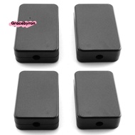 Electrical Junction Box 4PCS Electric Plastic Black Waterproof Project Junction Case 2.16X1.38X0.59 