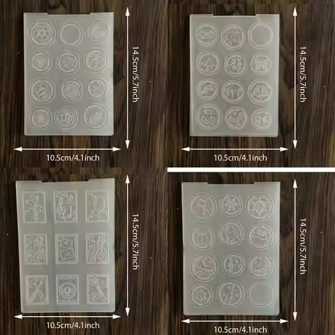 Pyrocoin Theme2D/3D Embossed Folder Plastic Embossing Folders For Card Making Embossing Machine Temp